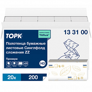 Торк листовые полотенца Синглфолд сложения ZZ